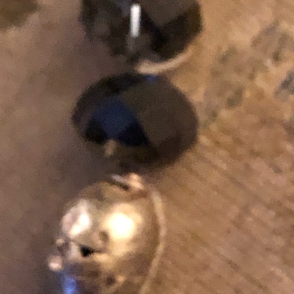 🎄Unique K Sterling Silver Religious Coexist Charm Necklace-598 $70or$65 w/offer - Picture 7 of 11